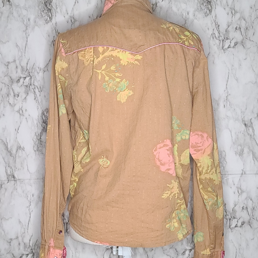 Twenty X Button Down Blouse Size Large - image 4